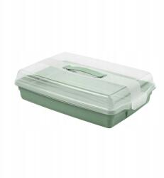 Keter Tároló Doboz Sütemény 45x29, 5 Sütőtál Téglalap Alakú Fogantyúval Curver (263070)