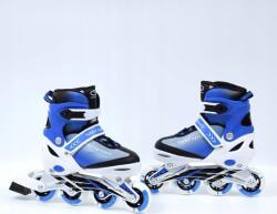 SMJ Sport Jégkorcsolya Állítható Görkorcsolya ABEC-7 Gumi Kerekek Smj Boy BS-901MA R 30-33 (BS-901MA Boy blue)