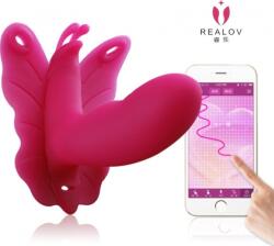 REALOV Ideal LLC Lydia I Smart Butterfly Vibe - Cherry Red Vibrator