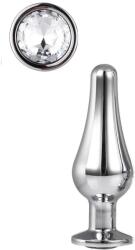 DreamToys Dop Anal Pleasure Plug Small Argintiu Gleaming Love