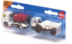 SIKU építkezés szett fém dömperrel és betonkeverővel - építőjáték munkagépek