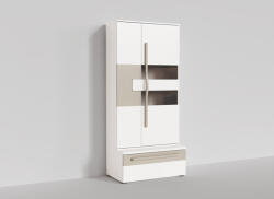 Mobiro Elegance nappali bútor - Komód vitrines szekrénnyel - A modul