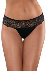 Babell Bugyi női kényelmes csipkés bugyi 144 fekete S (Wygodne i eleganckie majtki)