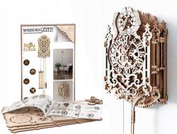 Wooden City Fából készült 3D puzzle Királyi mechanikus összeszerelési óra Wooden. city (WR314)