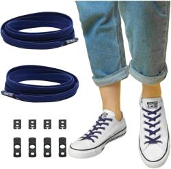 Xpand Kötés nélküli rugalmas cipőfűző sötétkék Xpand No-Tie (#41NavyB)