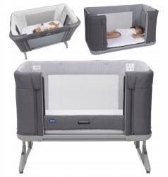 Chicco Next2Me Forever szabadonálló kiságy Moon Grey 121 x 62 cm (4140510)
