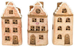 Decoration & Design Ház világító ablakkal, LED-es 5x5x11, 1 cm 3 féle , 1db (DD69864)