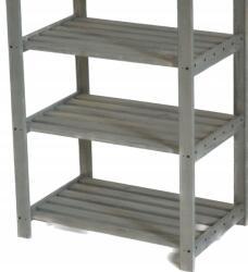  Fa Könyvespolc Garázs Pince Kamrához 57, 6x60x39, 3 3 Polcok Grafit (REGAL 3P 57,6x60x39,3 G)