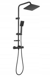 Maibang Fekete zuhanyoszlop zuhany szett csaptelep termosztát zuhany (M-6002242-6002242V2)