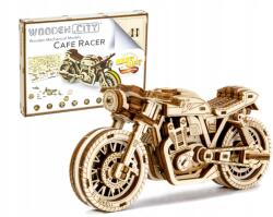 Wooden City 3D puzzle Fa Motor Modell Cafe Racer Építő Wooden. City (WR340)