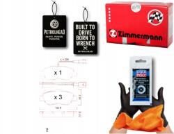 Zimmermann Fékbetét Fiat 500 1.3D 07- Első Zimmerman #Petrolhead Pro+ Kit3