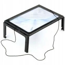 Decortrend A4-es Nagyító, 3x nagyítás, összecsukható lábakkal (027298 lupa a4)