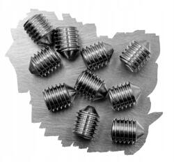  M3x10 Nyomócsavar fej nélkül rozsdamentes Kúp Inox A2 914 (50) (0914203010-050)