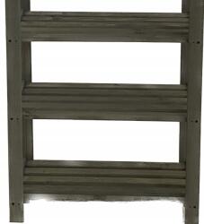  Fa Könyvespolc Garázs Pince Kamrához 57, 6x60x32, 9 3 Polcok Öko Fekete (REGAŁ 3P 57,6X60X32,9 CZ)