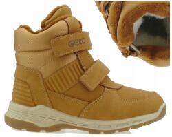 Gelteo Tépőzáras, cipzáras téli cipő r. 33 camel P5-228 (A198)