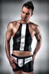 Passion Férfi szett 018 Passion , Méret Szín: L/XL Fehér-Fekete (ep-dopr-10039-L/XL - Bílo-Černá)