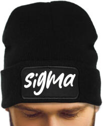  Férfi Téli Sapka Fekete Őszi Téli Vicces Divatos Sigma Nyomtatás (Czapka Zimowa Sigma Czarna)