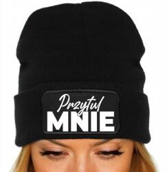  Női Téli Sapka Fekete Őszi Vicces Divatos Nyomtatás Ölelj át (Czapka Zimowa Czarna)