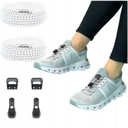 Xpand Kötés nélküli rugalmas cipőfűző fehér fényvisszaverő Xpand Quick (#RD26WHITERF)