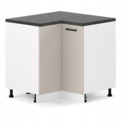 ULWE Konyhaszekrény Álló Alsó 90x90cm Kasmír Beépíthető Modul Mellékelt (E-SDN 2D B/K)