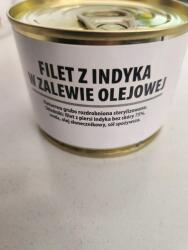 Sokołów Katonai Konzerv Pulykafilé Olajos Öntetben 190g Sokołów