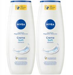 Nivea Női tusfürdő Creme Soft Krémes Mandulaolaj 2x500ml (5905930226221)