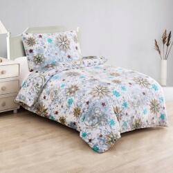  Estrellas ágyneműhuzat, szürkésbézs, mikroflanel, 140x200cm 70x90cm (22JMP1027)