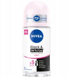 Nivea Invisible Clear Black&White női izzadásgátló golyós dezodor 50 ml (4005900035295)