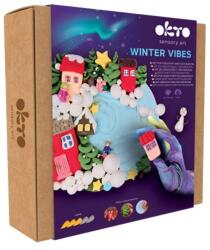 OKTO Set pictura 3D cu argila usoara - Winter Vibes (KR-OK20046)