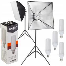 CineGEN Lumilux 2 db 4 izzós Led softbox 60x60cm 85W (CGLX-6602L8)