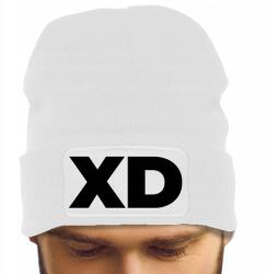  Férfi Téli Sapka Fehér Őszi Téli Vicces Divatos Nyomtatás XD (Czapka Zimowa XD Biała)