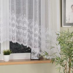  Jacquard kész függöny 160x310cm klasszikus fehér otthonra (Ralda160)