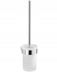 Gedy Pirenei függesztett WC-kefe, matt üveg, króm (PI330313)