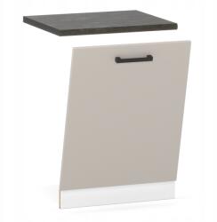 ULWE Konyhaszekrény Előlap Beépíthető Mosogatógép 60CM Kasmír Teakonyha Polc Modul (E-KFM 60 B/K)