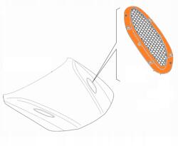 Alfa Romeo OE Alfa Romeo Giulia bal hátsó motorháztető légbeömlő