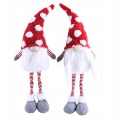 Tajemniczy ogród Karácsonyi dekoráció Téli manó szakállal és pöttyös sapkával 90 cm (5903039446830)