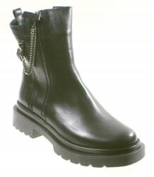 Nessi 22350 Bokacsizma, fekete, Size 40, bőr (22350)