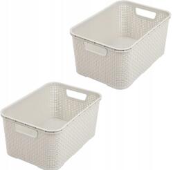 BrandQ Brana Tároló Dobozok Szürke 2 Db (1742)