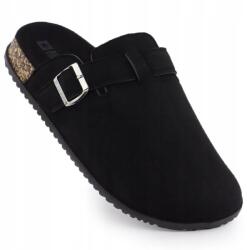 Big Star Női beépített velúr flip-flop papucs fekete Big Star SS274736 37 (SS274736)