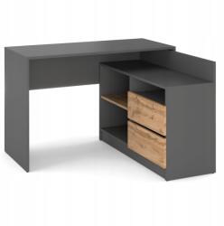 ULWE Sarokíróasztal és komód szett 120x50 wotan tölgy mix antracit K1B1 Gaming (B1 A+K1 A/W)
