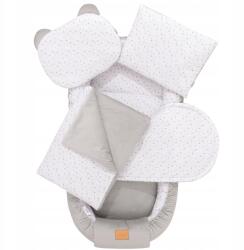 Jukki 5 Részes Baba Szett XXL Velvet Babafészekkel