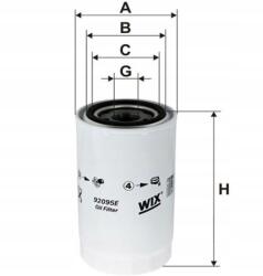 WIX Filters Olajszűrő Daf 55, CF65 Wix Filters 92095E