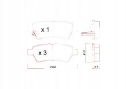 Zimmermann Fékbetétek 44060EA090 44060EA091