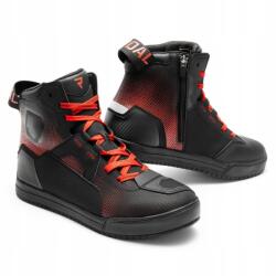 Rebelhorn Motoros Cipő Rebelhorn Vandal 2 Black Red (48)
