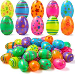 Húsvéti Tojások 72 Db Színes Üres Tojás Töltéshez 6CM Joyin (JAJKA JAJECZKA WIELKANOCNE DLA DZIECI ŚWIĘTA)