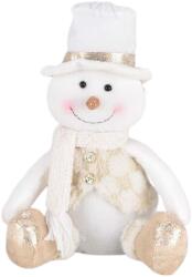 Direct home and garden Karácsonyi dekoráció Téli hóember kalapban 51 cm Karácsony