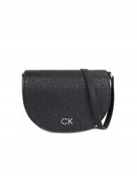 Calvin Klein Ck Daily Saddle Bag, fekete, ökológiai bőr, női (PPYH-TOD23S_99X)