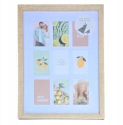  Képkeret több képhez barna fa 32, 5 x 42, 5 cm (3201684)