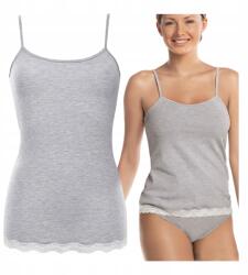 Siélei Női Felső Organikus Pamutból Természet Vállpántokkal Sielei Csipkével S (bawełniana koszulka damska na ramiączkach)