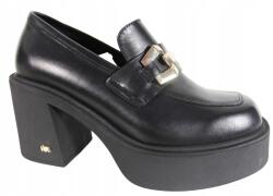 Karino Félcipő, Size 36, fekete, bőr (5180)